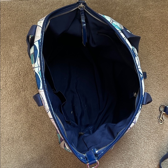 COACH Printed Vinyl Duffle Overnight Bag - Picture 7 of 14